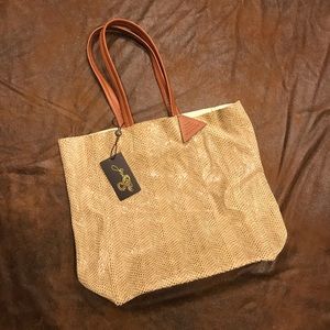 Sorial Leather Tote